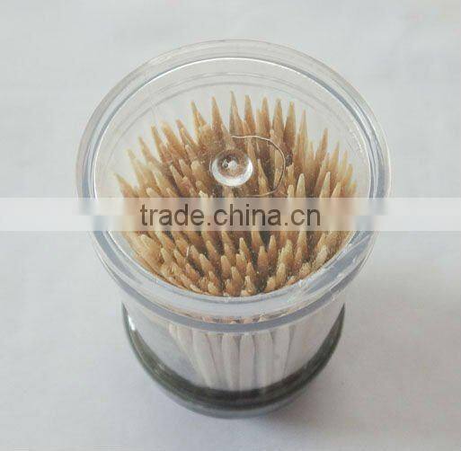 Toothpicks with "sheak a pick " dispenser