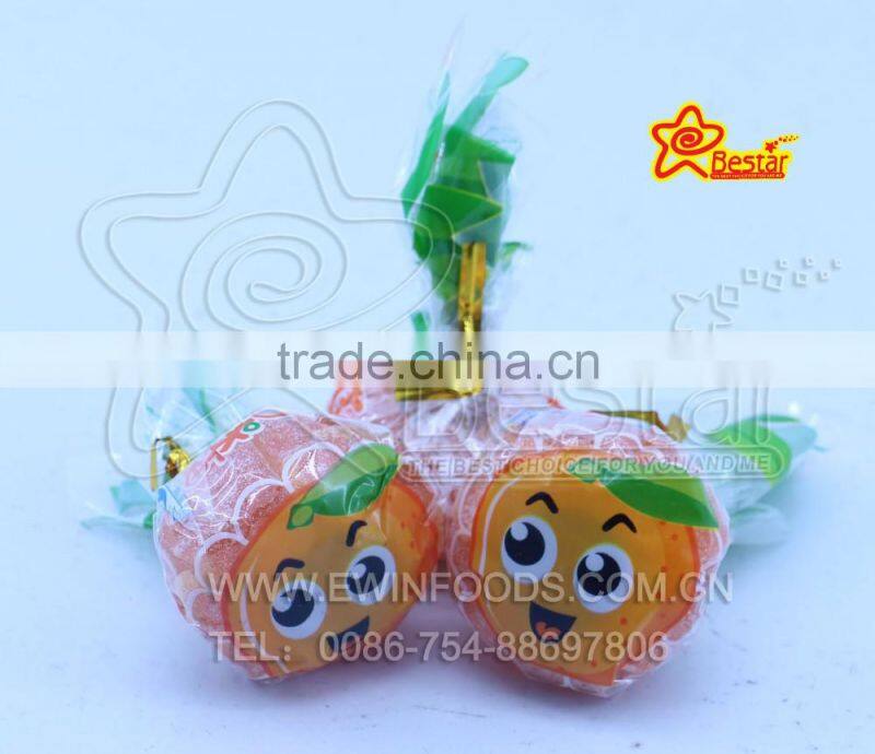 Orange Shape Fruity Flavor Sour Jelly Candy