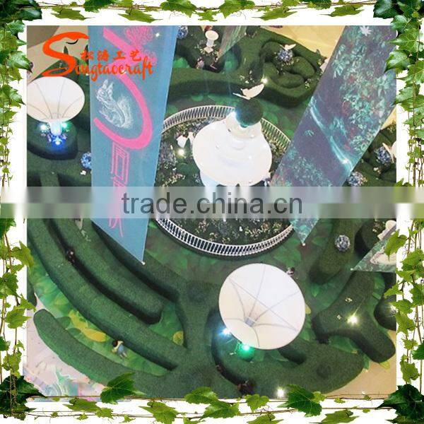 Wholesale artificial grass wall decor