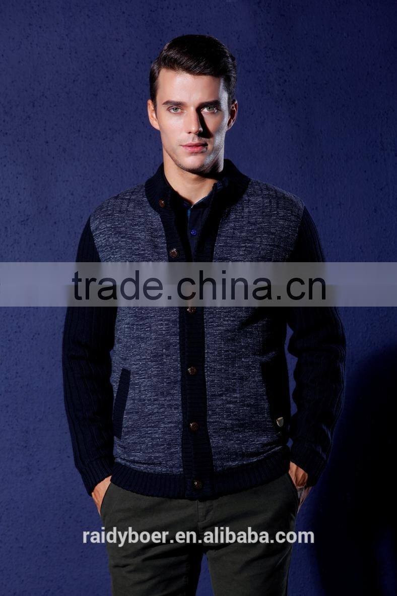 Men's high quality cardigan sweater