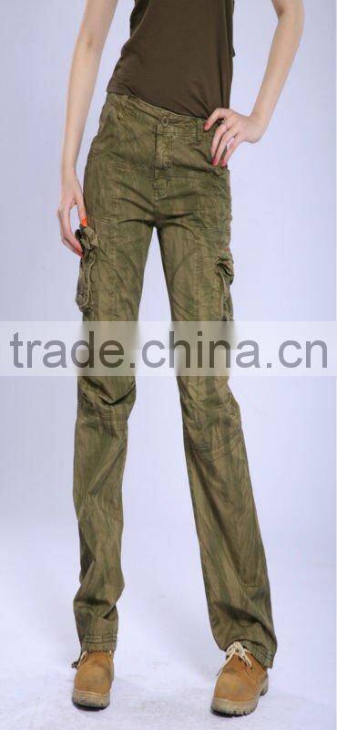 Ladies custom cargo pants