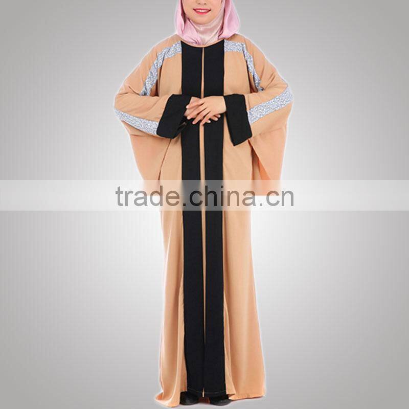 Free Shipping Hot Sexy Style Ladies Clothes Thin Muslim Dress Long Sleeves With Cheap Price