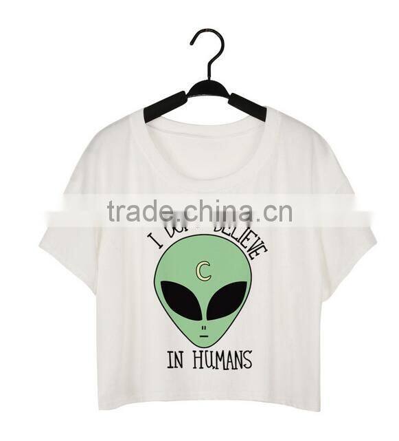 cartoon printed cute animal for girls tank top for eropean market