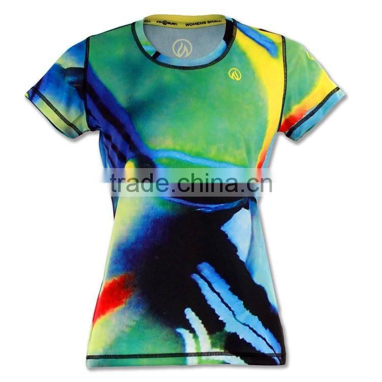 2016 Hot-sales New Arriving Compression Jersry training Shirt for Cycling/Running