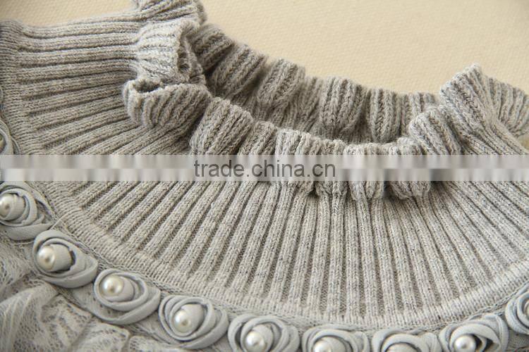 girls sweaters 2017 spring pink turtleneck clothes woolen sweater designs for children sweater designs for kids machine knitted