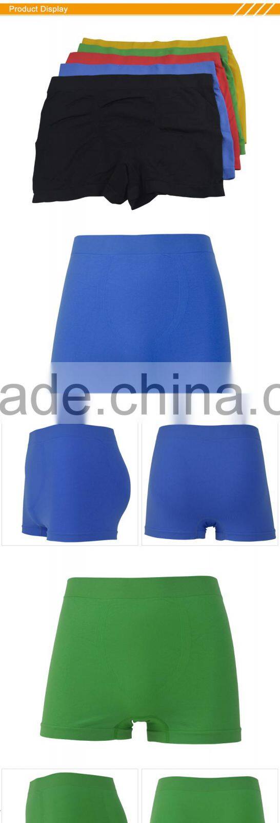 HSZ-0010 Boys athletic-cut underwear for sport open crotch cheap panties in various solid color top brands