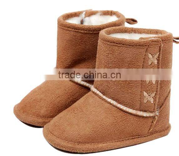 Red color new design boots baby winter shoes for baby girls boots