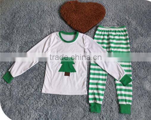 Wholesale christmas pajamas clothing children cotton outfit baby clothes christmas pajamas clothes
