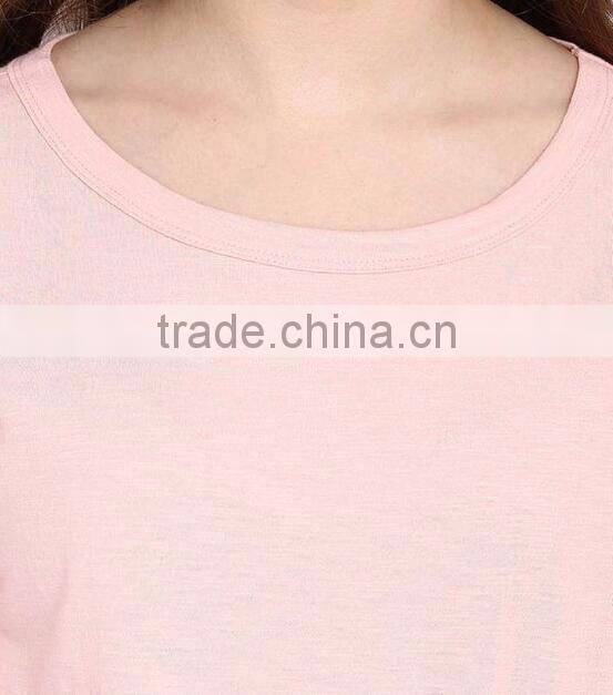 Women blank tshirt 95% cotton 5% elastane t shirt