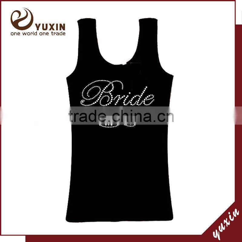 Hot Sell Fashion Personalized Bride Tank Top TT001