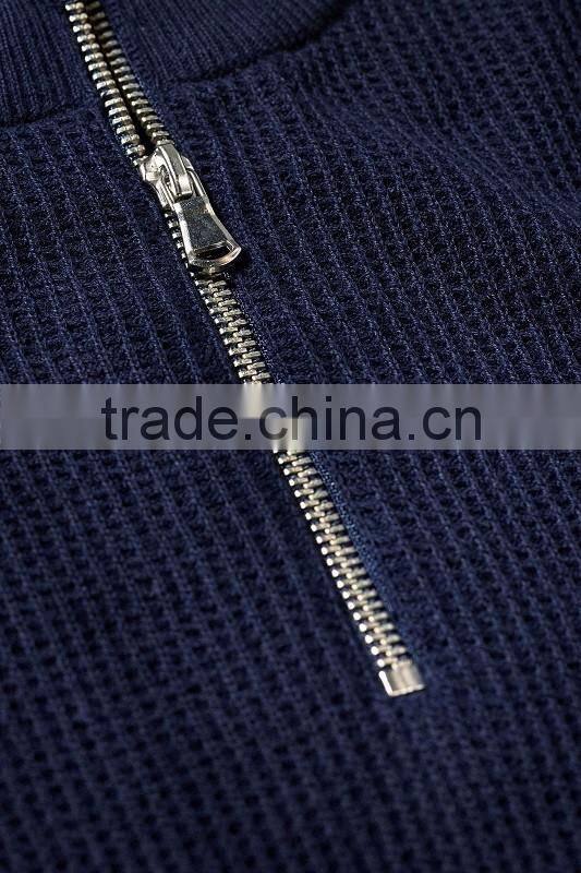 New Design Men's Knit Cardigan With Zipper Sweater