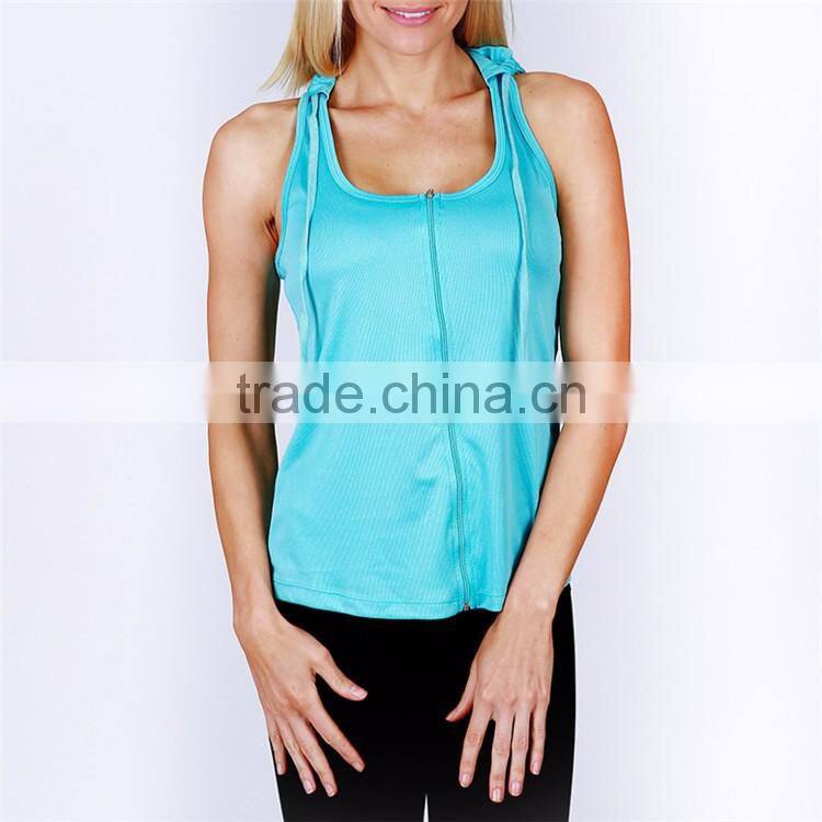 2016 Guangzhou Colorful Fashion Latest Women 100% Polyester Zipper Ladies Long Tops For Leggings