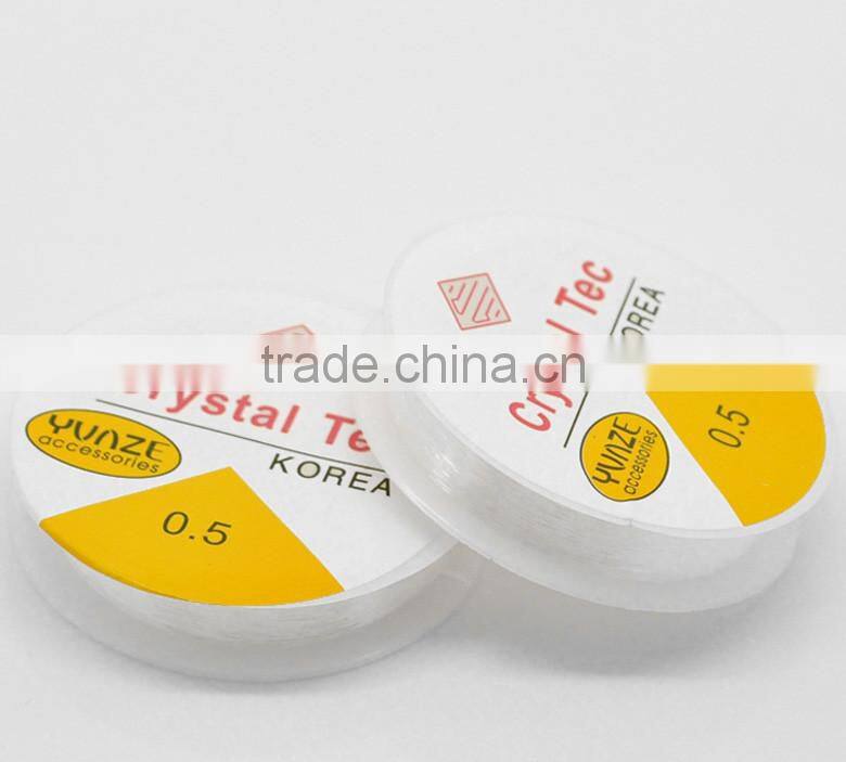 Wholesale Clear Beading Stretch Cord 0.5mm Transparent Beading Stretch Cord