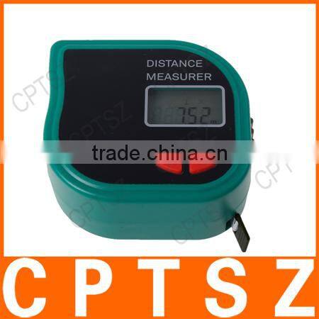 CP-3001 New mini tapeline-shaped ultrasonic distance meter with tape measure without Area/Volume calculator