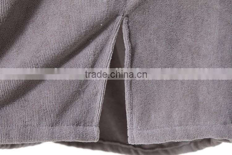 Blanket poncho grey poncho microfibre