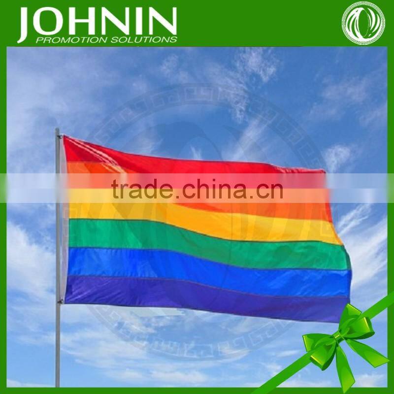 Cheap Custom Flying Rainbow Flag for Sale