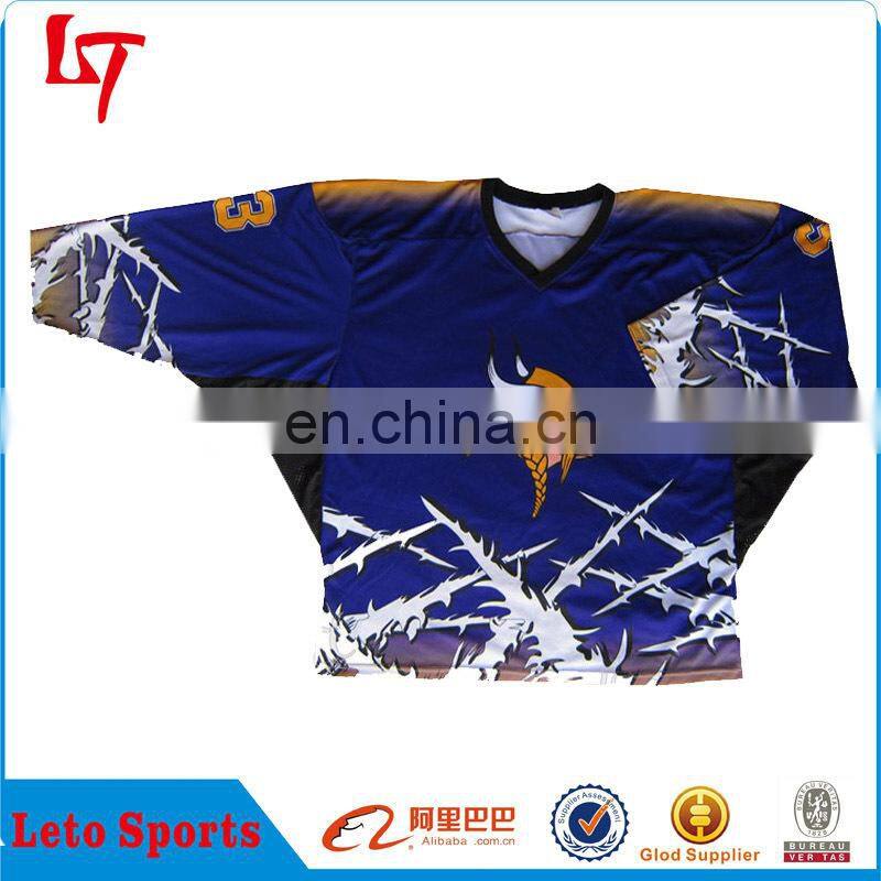 customized sublimation team training box lacrosse jerseys