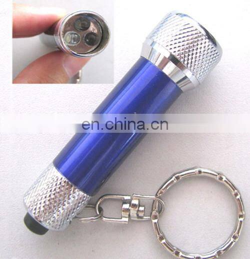 Mini flashlight 3led keychain flashlight