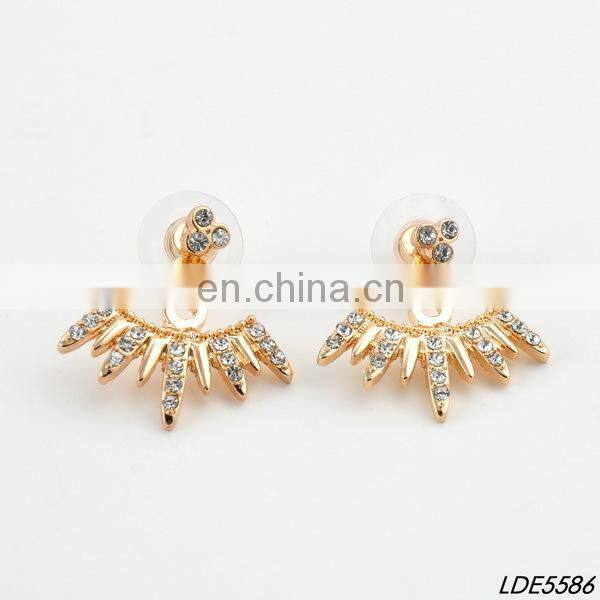 Teeny Tiny Gold Seashell Earrings Small Scallop Shell Simple Modern Jewelry