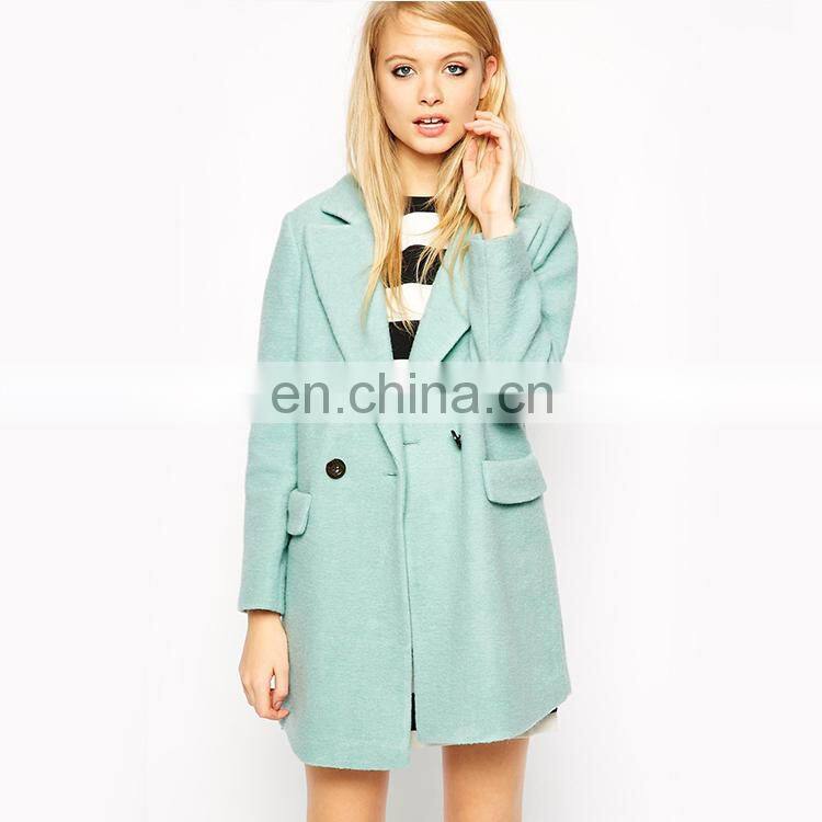 Long fashion wool coat, turkish women coats lady coats