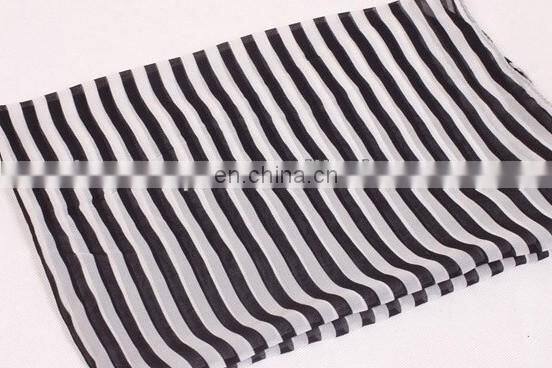Black and White Stripe Beach fashion Scarves wholesale