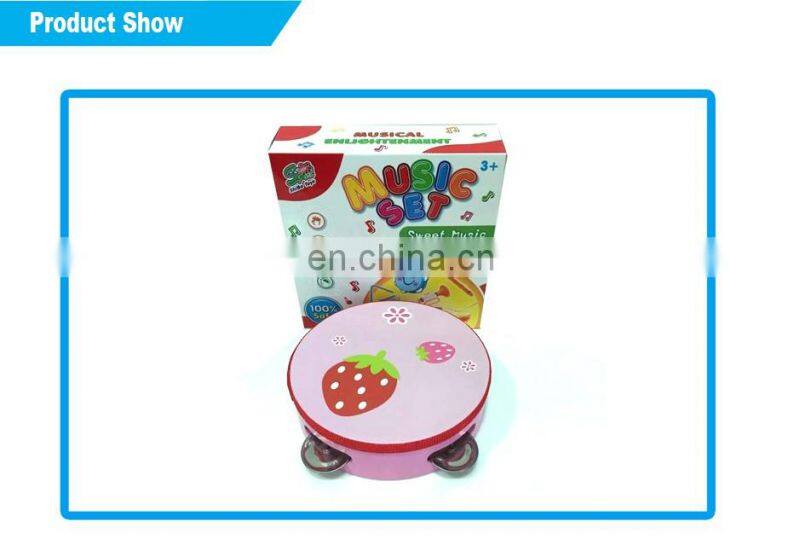 Musical instruments Guangdong toy wood tambourine for children
