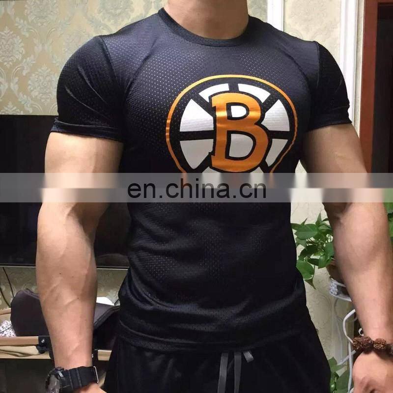 NHL Boston Bruins Body Building Gym Training T-Shirt