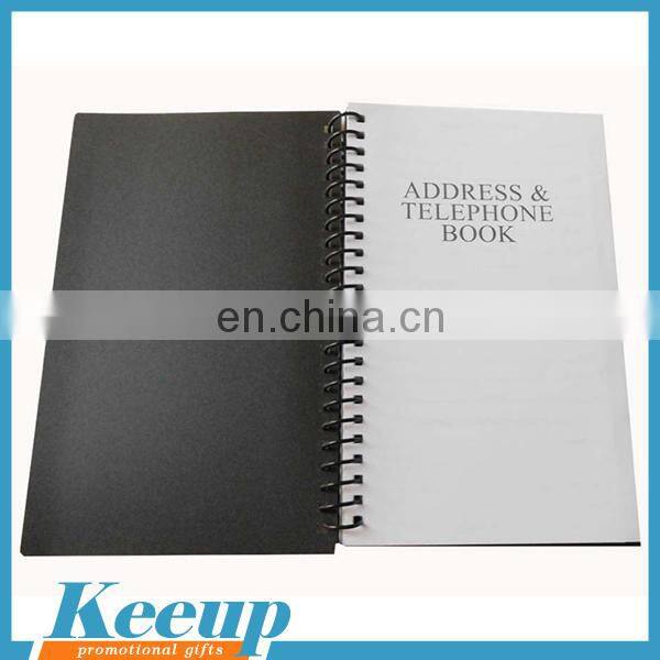 2017 Hot New Design Customized promotional bulk spiral cheap notebooks