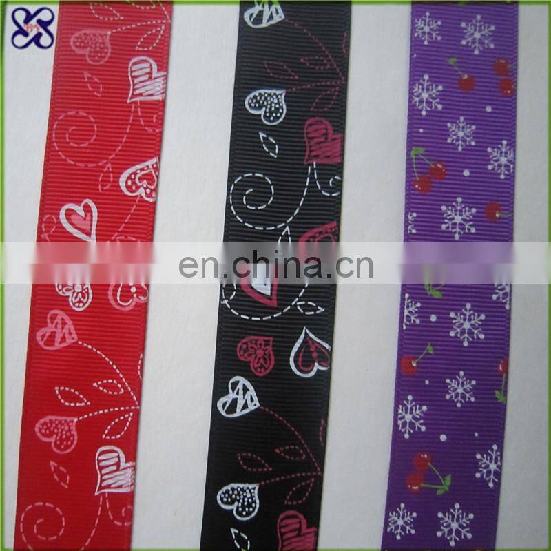 printed striped grosgrain ribbon wholesale