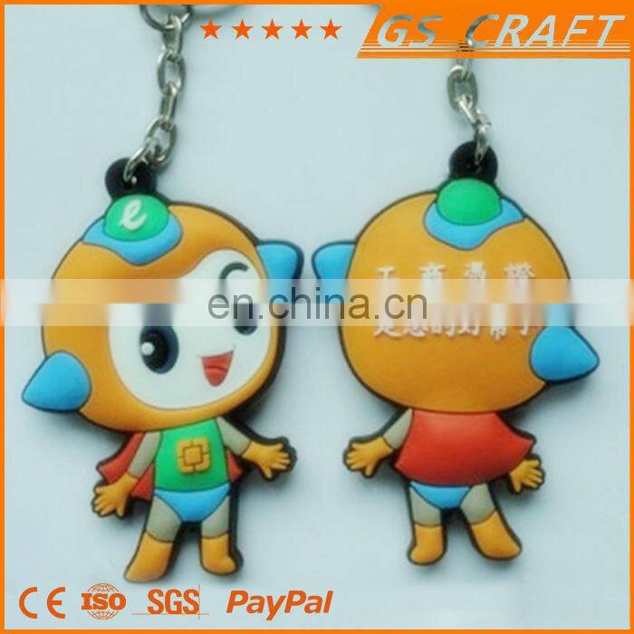 OEM Logo/ China high quality hamburger shaped fantastic keyring/keychain