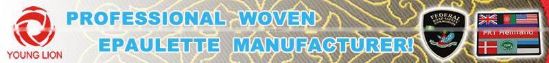 security shoulder embroidered epaulette