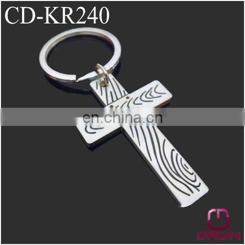 New Style Zinc Alloy Religious Cross Keychain CD-KR241