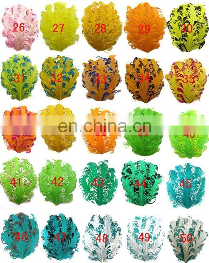 nagorie feather headbands goose curly feather pads for baby headband