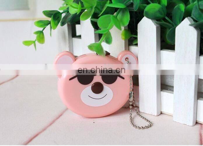 Bear Cartoon Body Measuring Tape Locking Pin and Push-Button Retraction