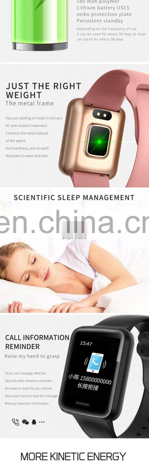 Smart Wrist Watch Without Sim Card Full Touch Screen Heart Rate Monitor Body Temperature Ecg Body Temperature Smart Watch