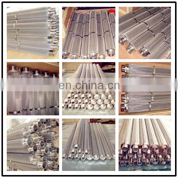 Stainless Steel Metal sintered Wire mesh Woven filter sheet sintered melt Hydraulic filter element filter sheet