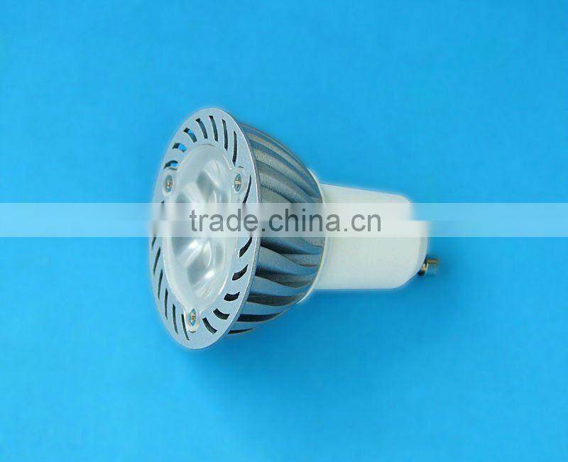 led spotlight ,3w GU10 bulb,CE&ROHS,3 years quality warranty