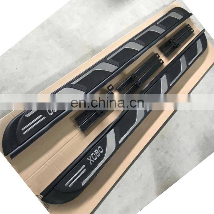 Aluminium Alloy Side Step for car Bars Nerf Bars aluminum Running Board for Volvo XC60 2018 Accessories