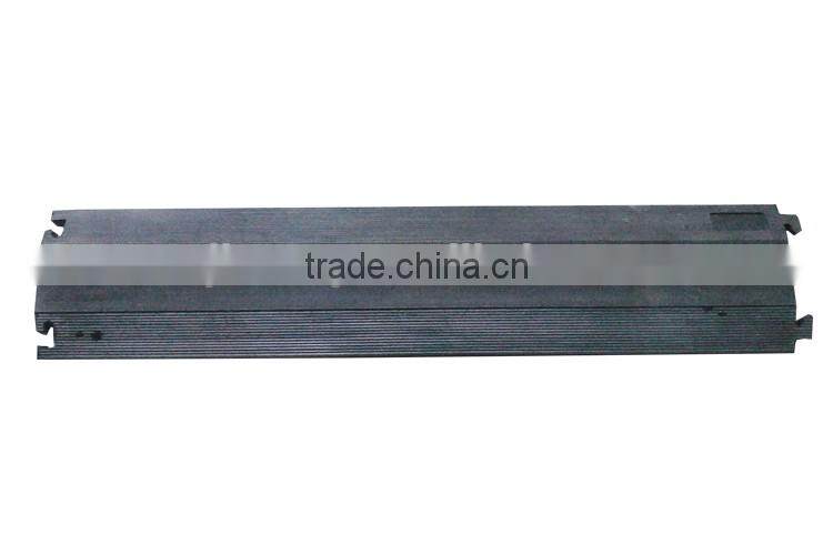 Lower Factoty Price 1035*135*20mm Soft Flexible 1 channels Rubber cable protector
