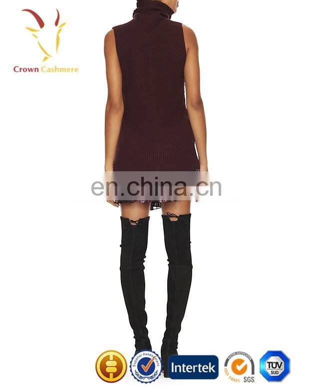 Customisable Womens Sweater Dress Wool Vest Merinos