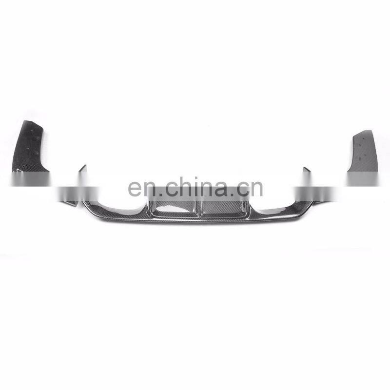 Carbon Fiber Custom M3 M4 Car Rear Bumper Diffuser for BMW F83 F82 M4 F80 M3 14-19
