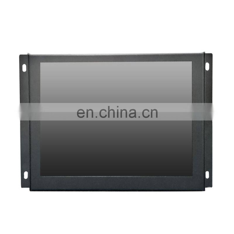 Industrial Metal Case Open frame Display Portable LCD Computer Monitor 8 inch