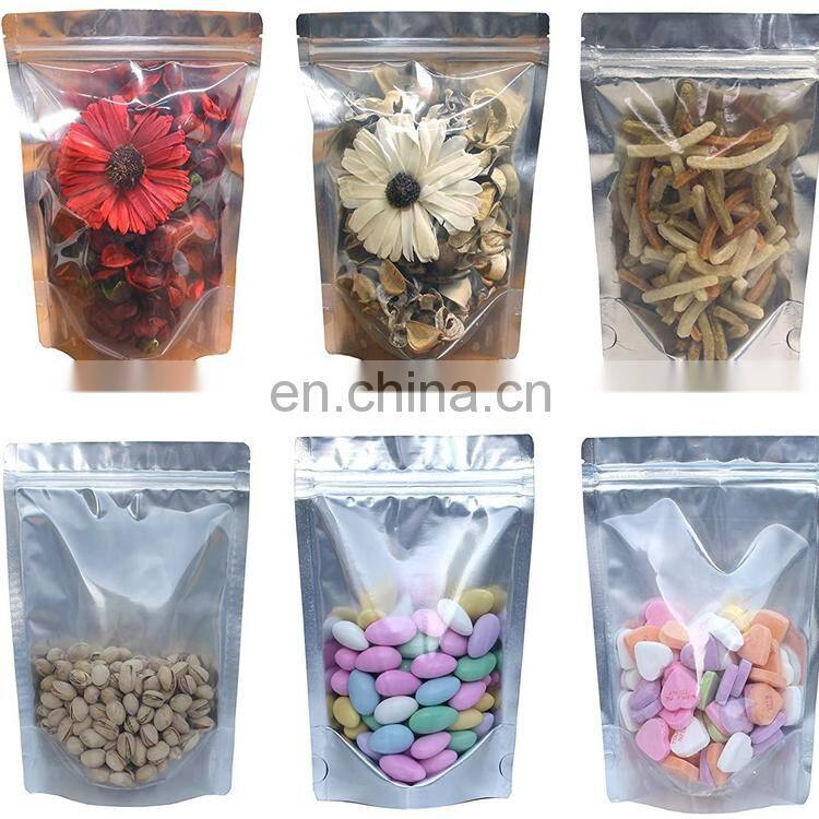 Food Packaging Packing Zip Lock Plastic Bags Standing Up Pouch Food Clear For Zipper Zip Lock