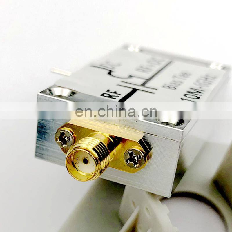 10MHz-6GHz RF Feeder DC Block Bias Tee with SMA Connector DIY Accessories For Broadband Amplifiers
