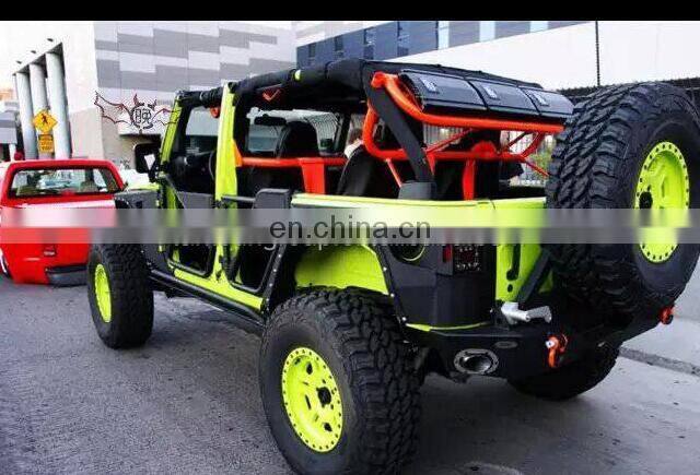 front and rear Wheel Eyebrow Fender Flare For Jeep JK 2007-2017