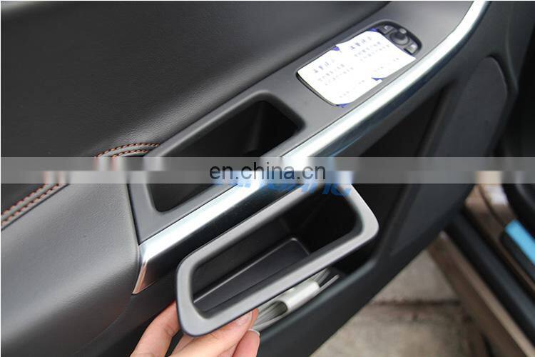 Black Beige Front And Rear Door Handle Storage Box For Volvo XC60 Car-Styling Container Holder Tray Accessories