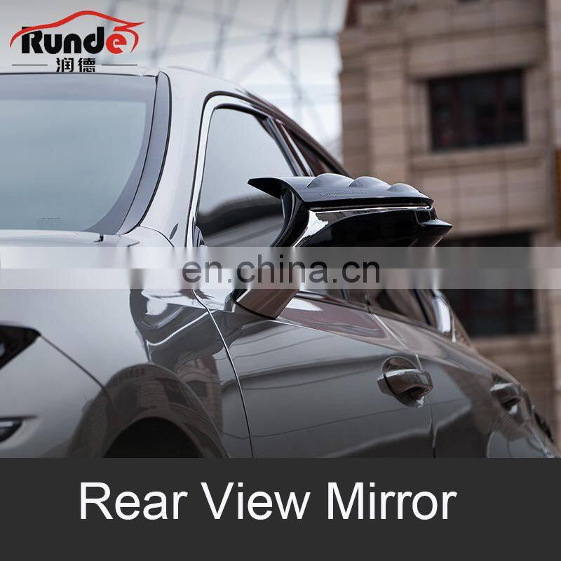 Runde PP Material Body Parts With Front Rear Lip Spoiler Side Skirt Rear View Mirror Fender For 2018-2021 Lexus ES body kit