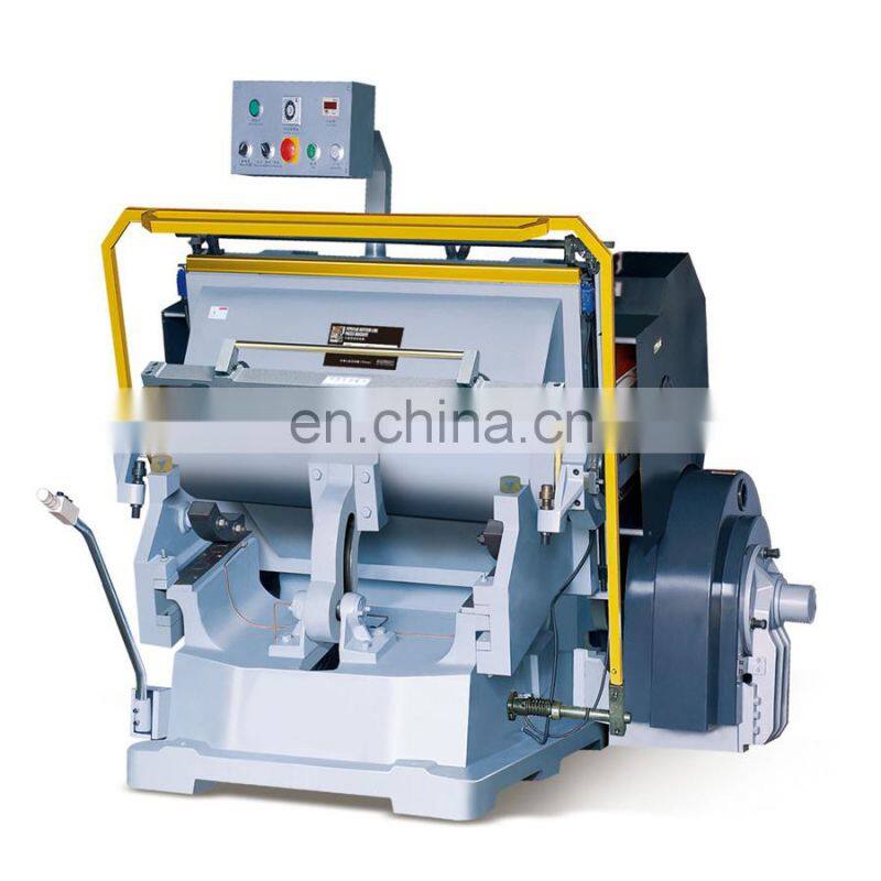ML930 Paper cups plastic sheet semi automatic Die Cutting & Creasing Machine, carton plate fan die punching press cutter