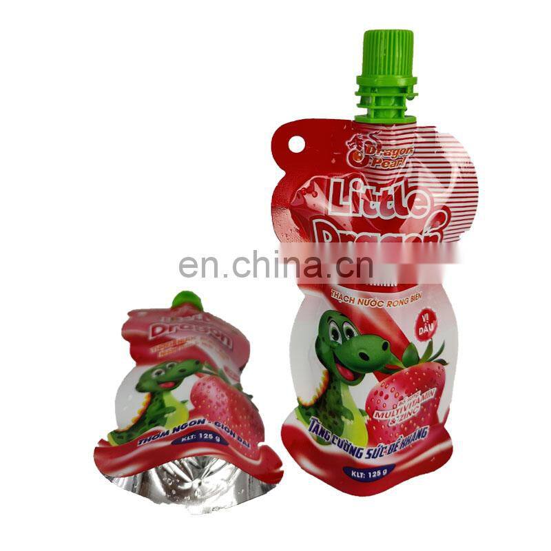 High quality custom design foil laminated liquid spout pouch for juice