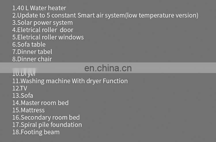 2021 factory supplier hurricane Resistant and fireproof new Modular smart house Garden house fast build